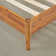 Oliver Solid Wood Rattan Platform Bed with Headboard, Rattan Frame