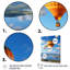 Décoration murale orange montgolfière Horizon III - Montgolfière-640891392-640891393