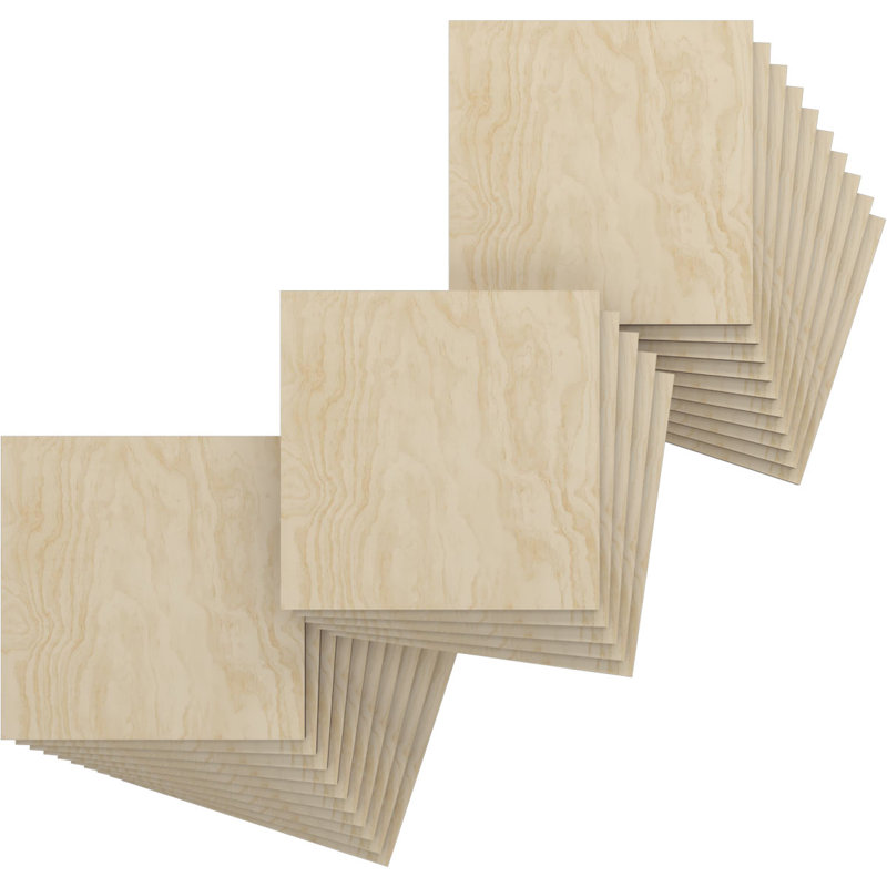 Planches en bois, H 11,75 po x l 11,75 po x P 0,38 po, Bouleau