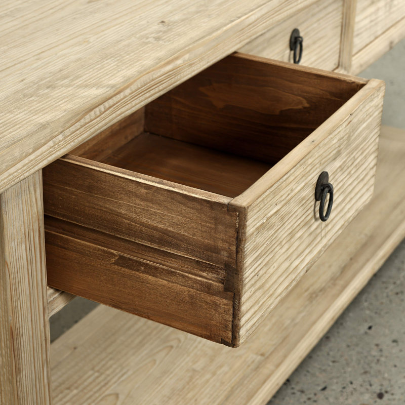91'' W Solid Wood Console Table
