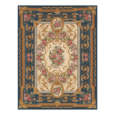 Indoor/Outdoor Traditional Area Rug