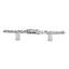 Acanthus 3 inches c.c. pull Romanesque style in Gilded Mercury-1868302621-1868302622