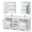 Sheffield 72" Bathroom Vanity Set with Mirror-59388399-59388404