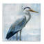 Plaque murale Seron Blue Heron In Aqua, design par Nan