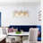 8-light Geometric Crystal Chandelier