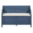 Rustic Solid Wood Entryway Storage Bench with Safety Hinge and Beige Cushion-1572780947
