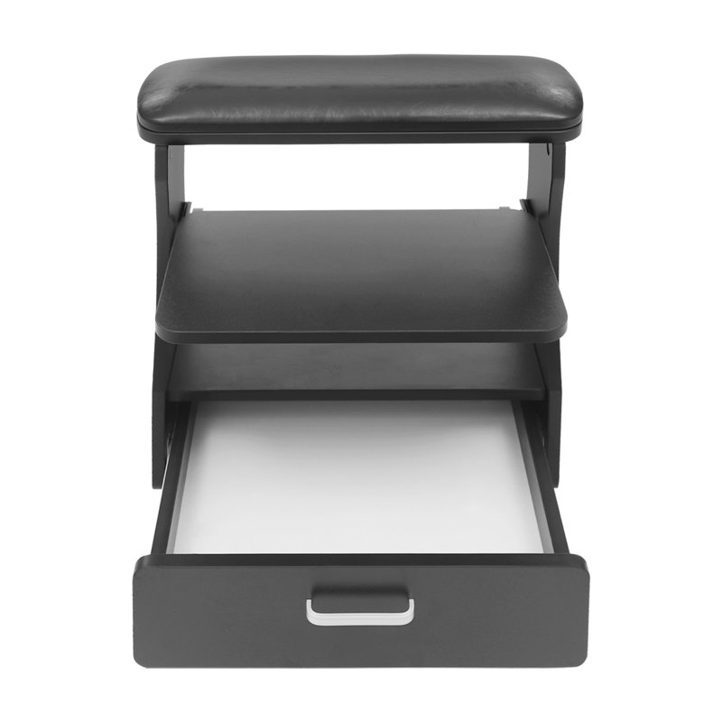 Manicure Foot Rest With Wheels Pedicure Footstool Stand For Easy Home Salon Use