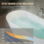 Baignoire autoportante de 60 po en acrylique, baignoire autoportante ovale avec drain chromé Toe-Tap et trop-plein à fente classique, certifié Cupc, blanc brillant