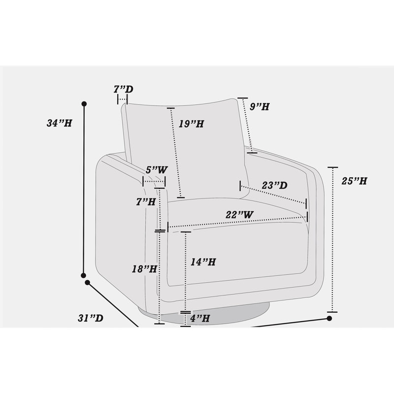 360-Degree Swivel Chair