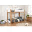 Mobilier de chambre à coucher contemporain au fini blanc naturel