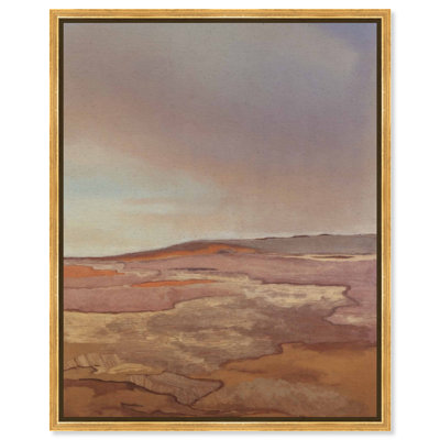 Collected View II Canvas Abstract Print by Oliver Gal, Black Frame, 16 x 20