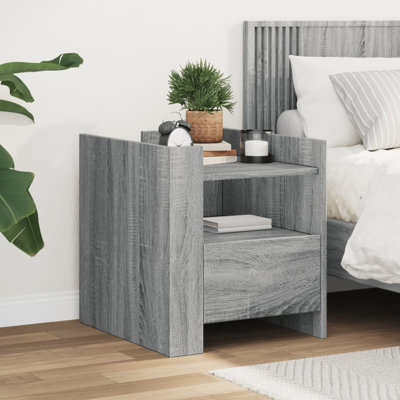Anagrace 45cm W Manufactured Wood Bedside Table
