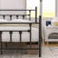 Kempst Queen Size Metal Platform Bed Frame with Headboard and Footboard, Mattress Foundation with Steel Slat Support, Under Bed Storage, No Box Spring Needed, Noise Free-1439648195-1441705754