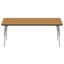 Table rectangulaire d'activités effaçables à sec avec pieds réglables-765072855-791962595-791962603