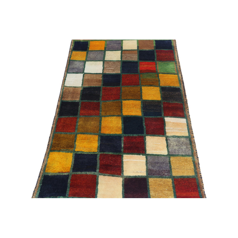 One-of-a-Kind Hand Knotted Area Rug, Rectangle 2'8" x 4'6"