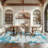Large Living Room Area Rug Soft Abstract Farmhouse Rugs For Bedroom Under Dining Table-1486521564