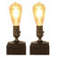 E27 Lampe de bureau rétro Steampunk