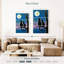 Couple de chats Hardie au clair de lune-108650266
