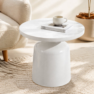 Exquisite High Gloss Finish End Table for Versatile Home Decor