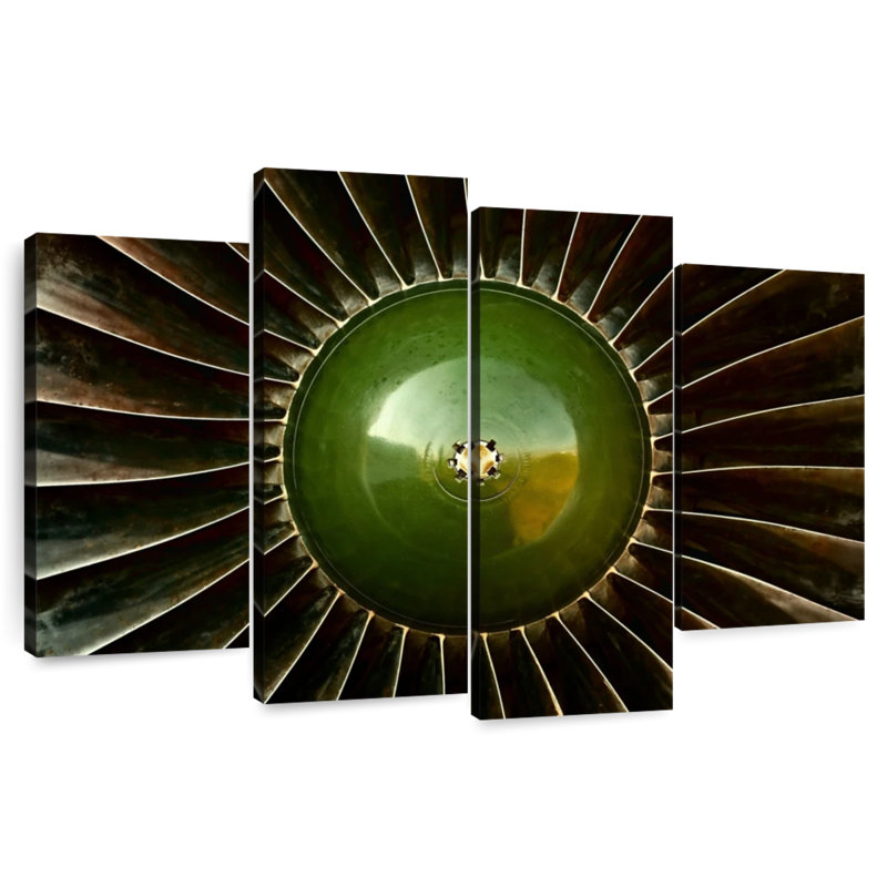 Turbine rétro, H 48 po x l 75 po