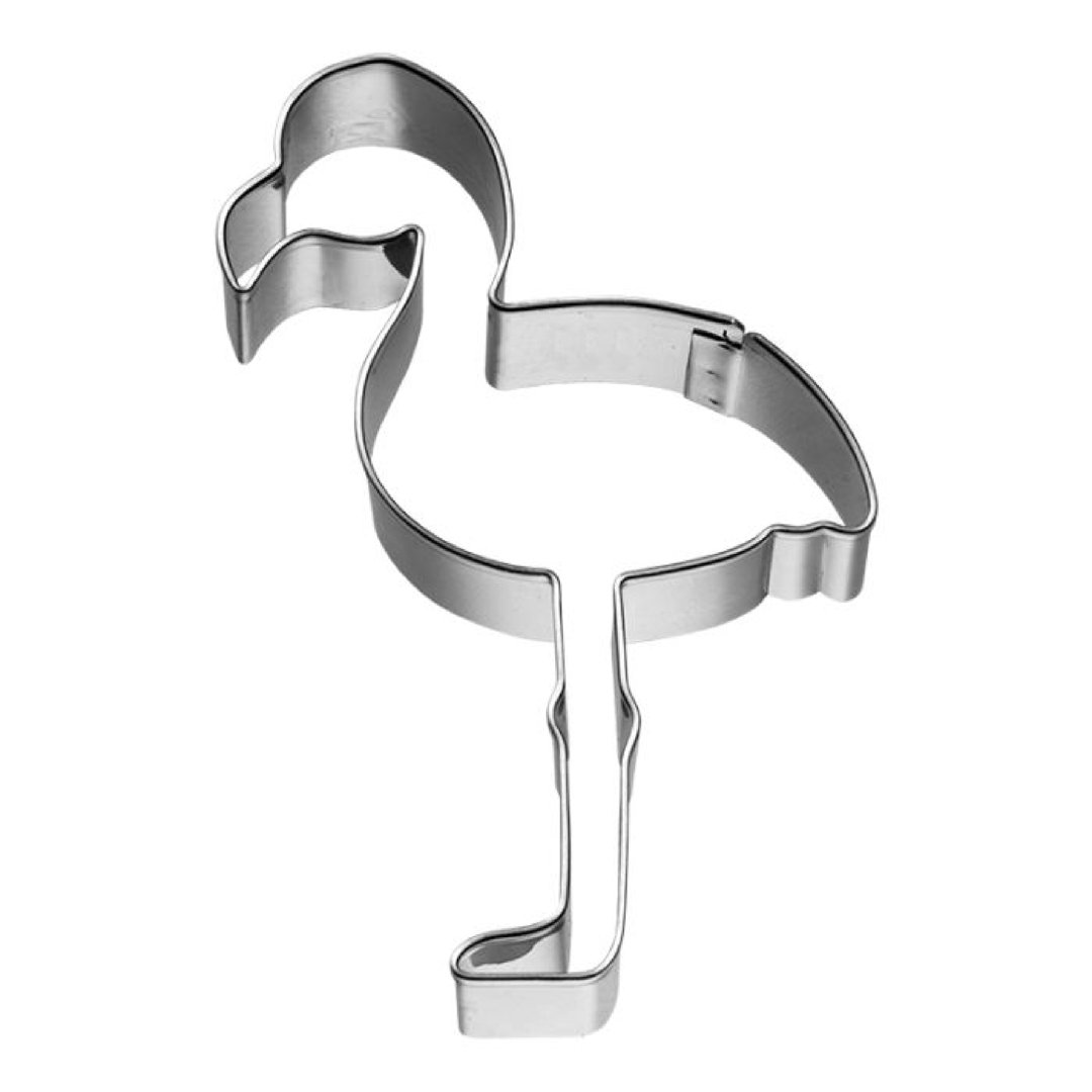 Ausstechform Flamingo, 9 Cm, Edelstahl PG Rot