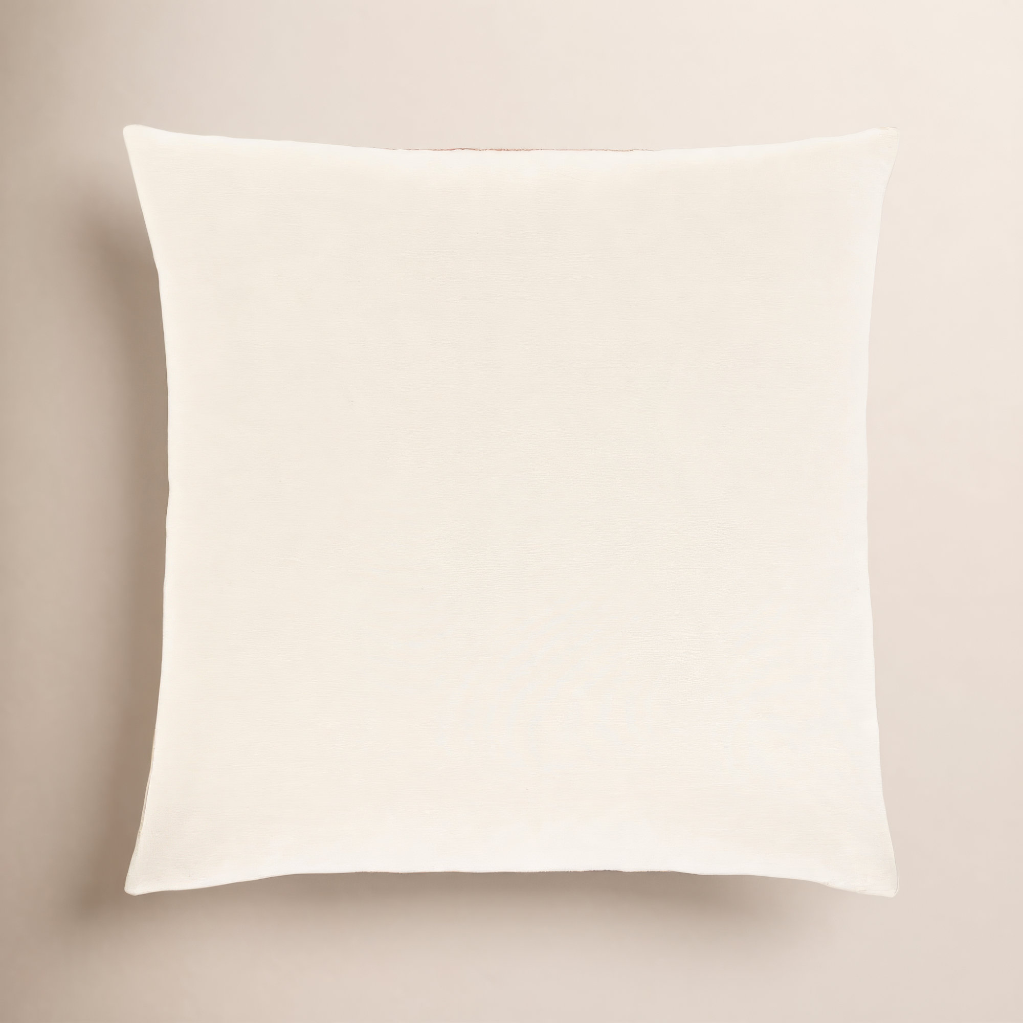 Kat Striped Cotton Throw Pillow, Brick Red/Light Beige, 20" x 20", Pillow Cover Only - No Insert