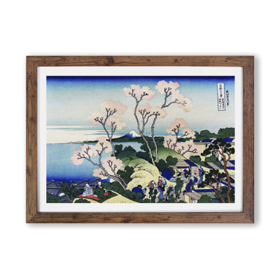 Goten-Yama Hill, Shinagawa On The Tokaido by Katsushika Hokusai - Single Picture Frame Painting