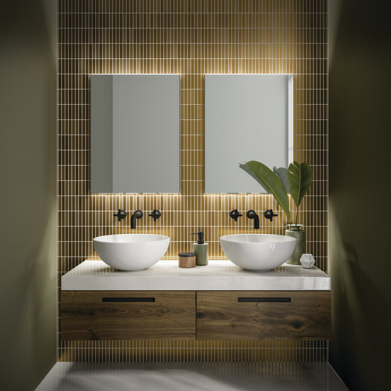 Aura Vanity Mirror, 80cm H x 60cm W