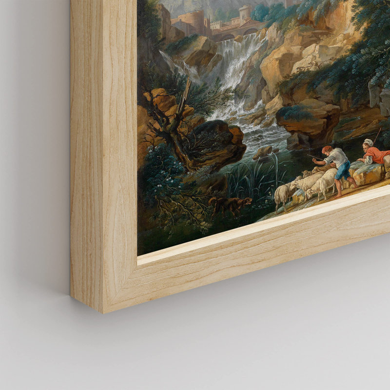 «Peasant European Mountain Forest» sur papier, H 10 po x l 8 po, Naturel