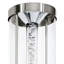 Fedeli Silver 41cm H Integrated LED Outdoor Armed Sconce