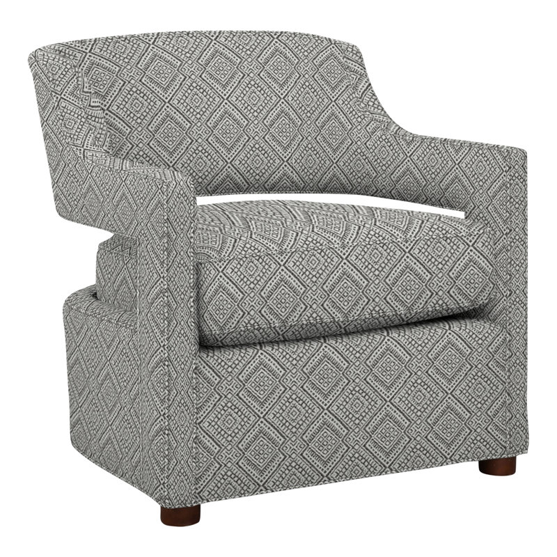 Phoebe Lounge Chair, Perigold Iguazu Platinum