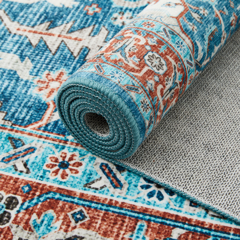 Cashmere Machine Tufted Area Rug ( Low-Pile Traditional), Rectangle 60 x 110 cm