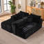 Canapé modulaire configurable à compression de l 106 po avec méridienne en L Boneless-1676124069-1676123736