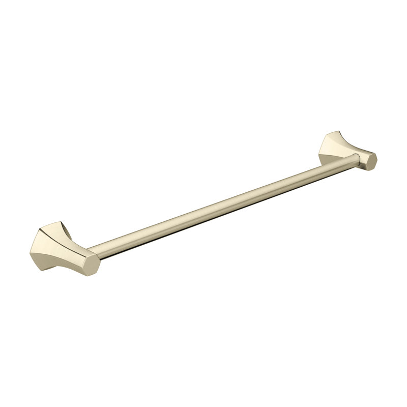 Barre à serviettes murale Locarno, Nickel brossé, 2.875" H x 27.5" L x 3.5" D