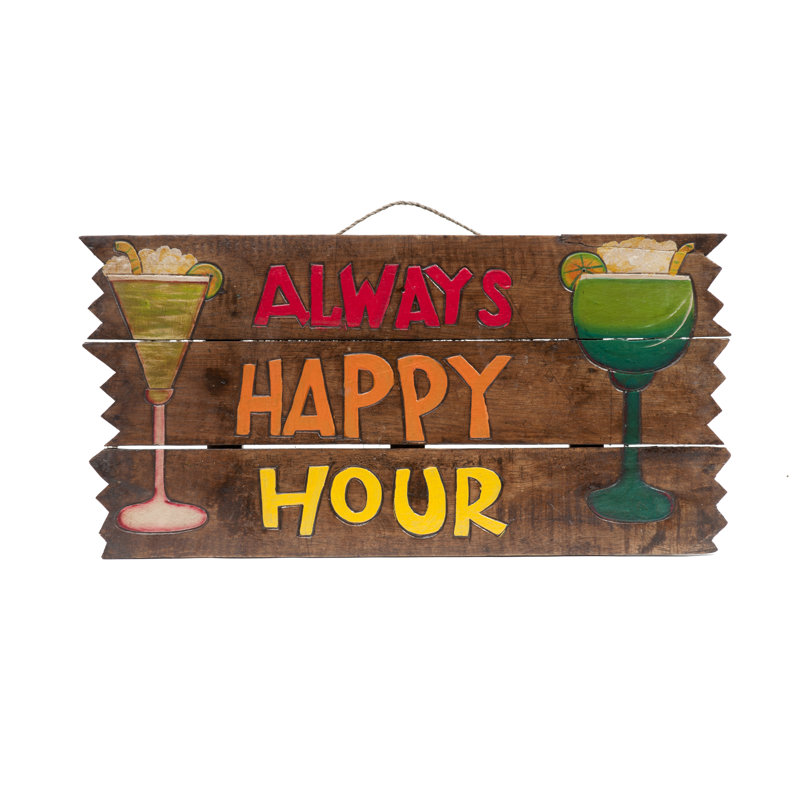 Panneau «Always Happy Hour» Ayson par la salle de jeux RAM