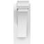 H 5 po x l 5 po x P 12 po x H 12 po Thorton de qualité architecturale avec extrémités traditionnelles en PVC-47832659-47832657