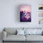 «Heleana», pivoine mauve sur toile par Treechild-1354037239