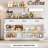 59.1" W Manufactured Wood Sideboard with Adjustable Shelves-1606620980