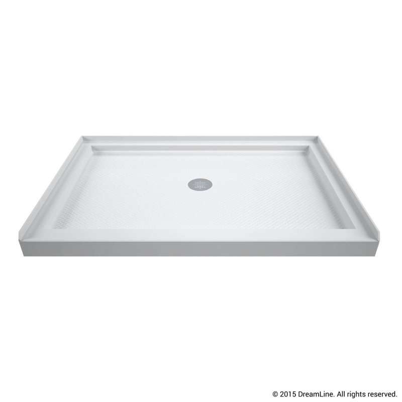  Base de douche DreamLine SlimLine 32 po x l 42 po x H 2 3/4 po, blanc