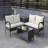 Runion 4 - Person Patio Dining Set with Rectangular Table , Cushions Included