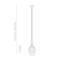 Shaver 1 - Light Clear Teardrop Pendant