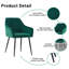 Sexton Upholstered Velvet Arm Dining Chair-1269582098