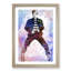 Elvis Presley The Jailhouse Rock in Abstract - Picture Frame Painting Print-55725543-55725541