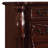  Eliava 66.2'' Solid Wood Wide Dresser, 7 Drawers w Antique Handles, Floral Carvings, Brown