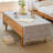 Farmhouse Gray Coffee Table Cover with Pockets