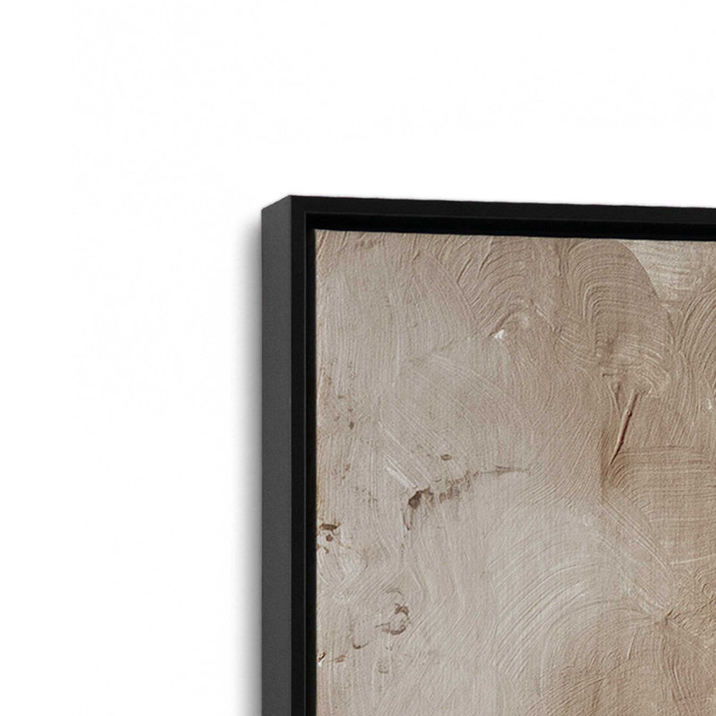 Impression sur toile Fresco's Silent Tale I, Cadre flottant noir satiné, H 18,75 po x l 12,75 po x P 1,75 po