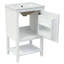 Meuble-lavabo moderne avec lavabo en céramique et rangement à fermeture en douceur-1408557010