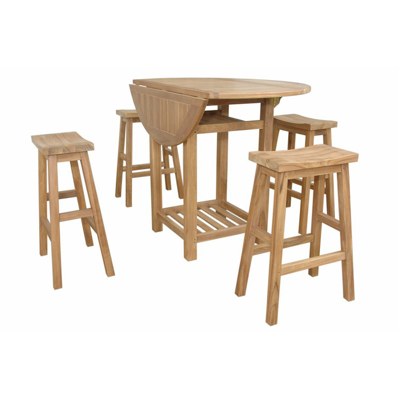 Outdoor - Piece Bar Height Dining Set with Cushions