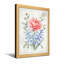 Bouquet de plantes et de fleurs avec rose rose et fleurs bleues-375450913-375450917-375450914