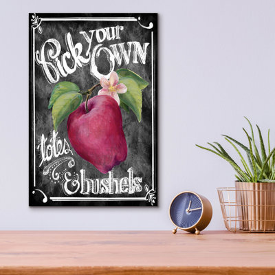  «Pick Your Own» par Art Licensing Studio, art mural en verre acrylique, 12 po x 16 po